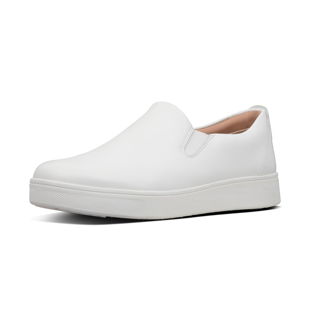 Fitflop Womens Slip-on White - Rally Sneakers - 37NJOKCMY